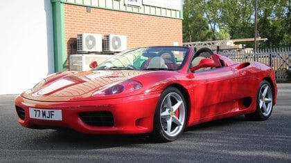 2002 Ferrari 360 Spider (Ex Frankie Dettori)