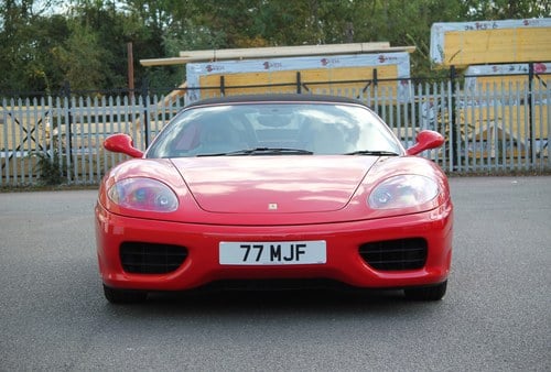 2002 Ferrari 360 Spider (Ex Frankie Dettori) In vendita (immagine 8 di 90)