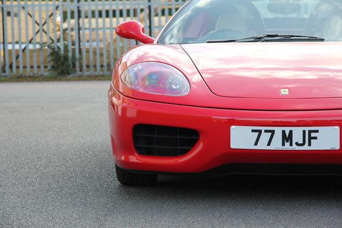 2002 Ferrari 360 Spider (Ex Frankie Dettori) In vendita (immagine 64 di 90)