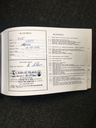 1998 Ferrari F355 F1 Berlinetta zum Verkauf (Bild 79 von 83)