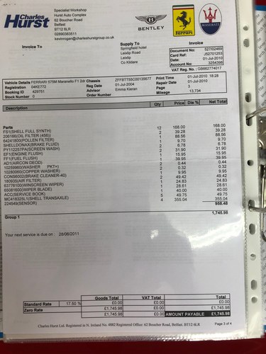 2004 Ferrari F575 Maranello (F1 Paddle Shift) In vendita (immagine 74 di 82)