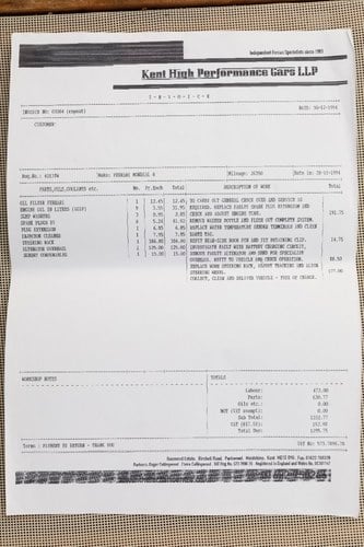 1982 Ferrari Mondial 8 In vendita (immagine 117 di 129)
