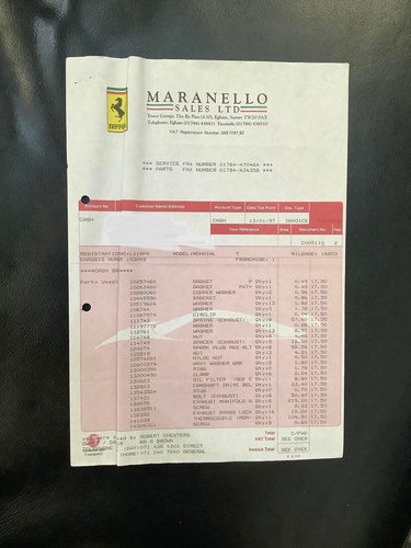 1993 Ferrari Mondial T In vendita (immagine 173 di 195)