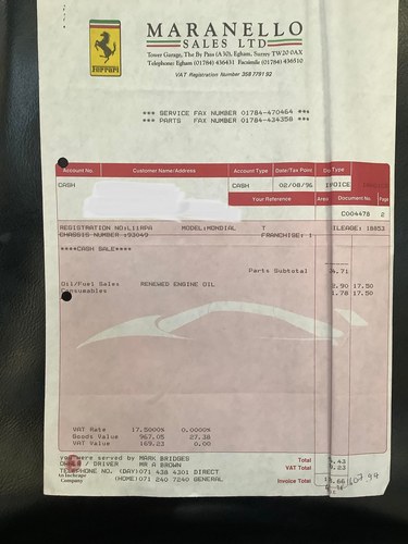 1993 Ferrari Mondial T In vendita (immagine 172 di 195)