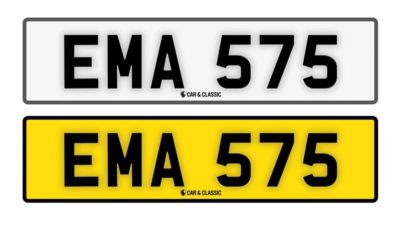 Private Reg Plate - EMA 575 In vendita (immagine 1 di 2)