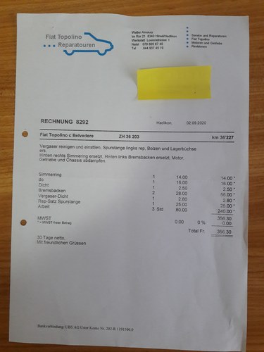 1953 Fiat Topolino Giardiniera à venda (imagem 60 de 71)