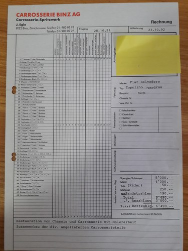 1953 Fiat Topolino Giardiniera à venda (imagem 50 de 71)