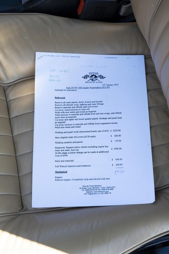 1970 Fiat 124 Spider For Sale (picture 133 of 138)