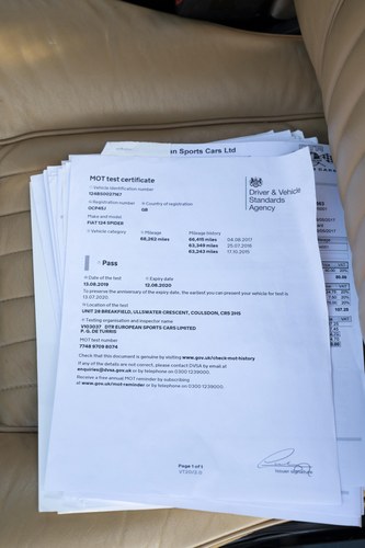 1970 Fiat 124 Spider For Sale (picture 136 of 138)