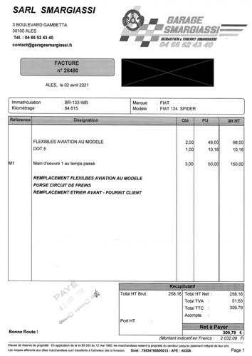 1982 Fiat 124 Spider à vendre (picture 132 of 132)