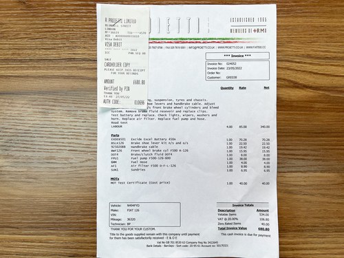 1996 Fiat 126 Abarth à venda (imagem 148 de 160)