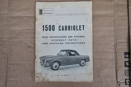 1960 Fiat 1500 S Cabriolet S à vendre (picture 189 of 192)