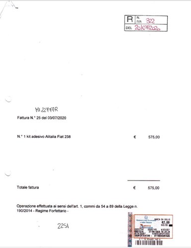 1982 Fiat 238 (Assistenza Rally Alitalia) till salu (bild 44 av 85)