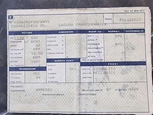 1965 Fiat 500 (Abarth recreation) à vendre (picture 69 of 69)