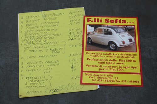 1969 Fiat 500L zum Verkauf (Bild 103 von 105)