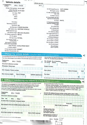 1967 Fiat 500F LHD En venta (imagen 66 de 67)