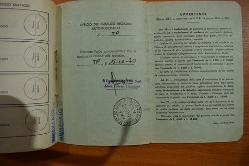 1970 Fiat 500L à vendre (picture 249 of 251)