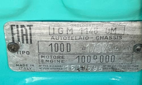 1966 Fiat 600D ‘Jolly’ by Ghia Evocation à vendre (picture 66 of 153)