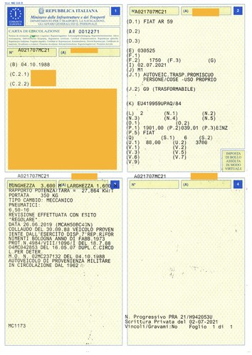 1962 Fiat AR 59 Campagnola In vendita (immagine 47 di 53)