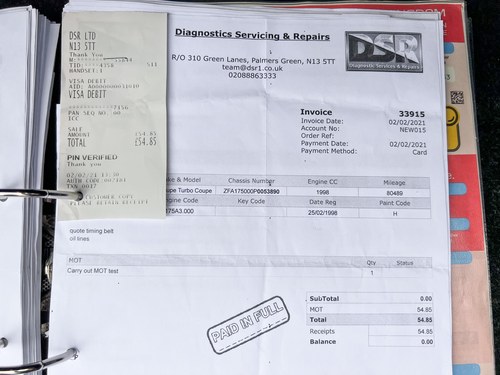 1998 Fiat Coupe 20v Turbo In vendita (immagine 173 di 183)