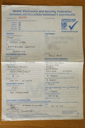 2005 Fiat Barchetta LHD zum Verkauf (Bild 109 von 115)