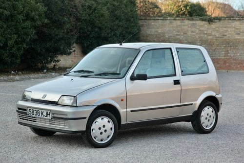 NO RESERVE - 1998 Fiat Cinquecento SX Te koop (foto 16 van 108)
