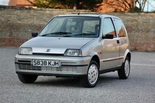 NO RESERVE - 1998 Fiat Cinquecento SX Te koop (foto 12 van 108)