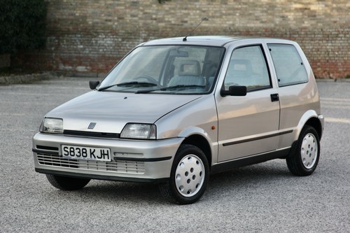 NO RESERVE - 1998 Fiat Cinquecento SX Te koop (foto 13 van 108)