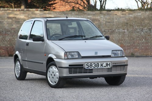 NO RESERVE - 1998 Fiat Cinquecento SX Te koop (foto 8 van 108)