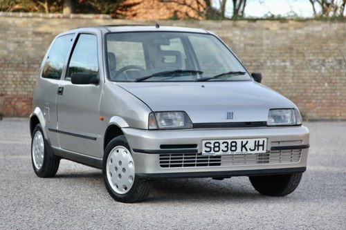 NO RESERVE - 1998 Fiat Cinquecento SX Te koop (foto 27 van 108)