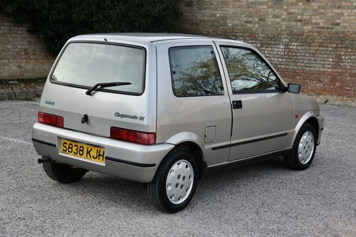 NO RESERVE - 1998 Fiat Cinquecento SX Te koop (foto 28 van 108)