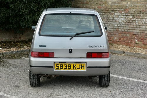 NO RESERVE - 1998 Fiat Cinquecento SX Te koop (foto 31 van 108)