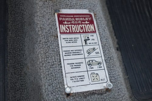 1990 Fiat Panda 4x4 Sisley In vendita (immagine 31 di 124)