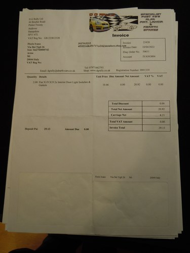 1982 Fiat X 1/9 Five-Speed Te koop (foto 59 van 66)