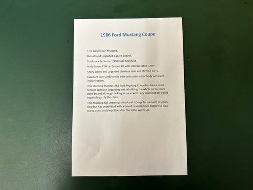 1966 Ford Mustang zum Verkauf (Bild 128 von 130)