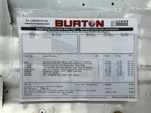 2001 Ford Sierra Cosworth RS500 Thundersaloon – Track Car zum Verkauf (Bild 227 von 247)