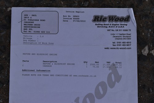 1985 Ford Capri 2.8 Injection Special In vendita (immagine 78 di 83)