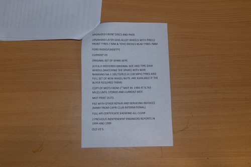 1981 Ford Capri 3L Ghia Auto à vendre (picture 39 of 53)