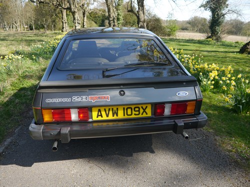 1981 Ford Capri 2.8 injection In vendita (immagine 112 di 143)