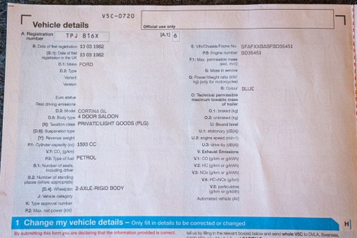 NO RESERVE - 1982 Ford Cortina GL MK V zum Verkauf (Bild 178 von 184)