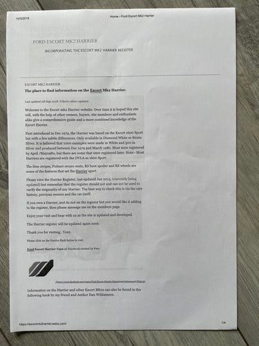 1980 Ford Escort Harrier In vendita (immagine 168 di 183)