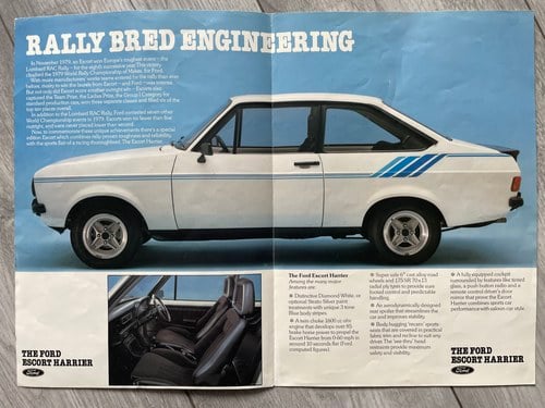 1980 Ford Escort Harrier In vendita (immagine 182 di 183)