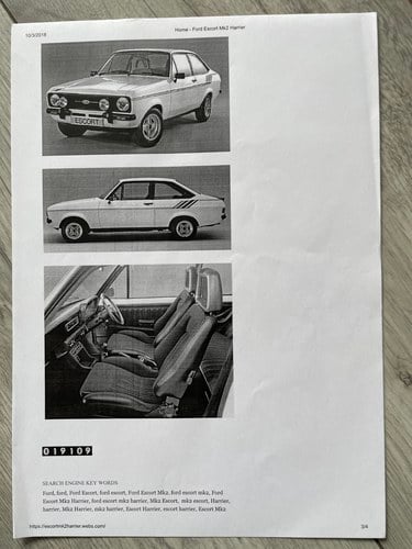 1980 Ford Escort Harrier In vendita (immagine 166 di 183)