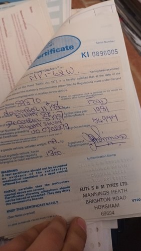 1981 Ford Escort 1.3 L Huntsman En venta (imagen 140 de 164)