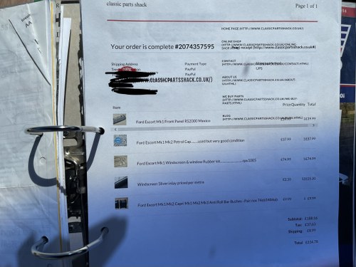 1974 Ford Escort Rs 2000 For Sale (picture 122 of 125)