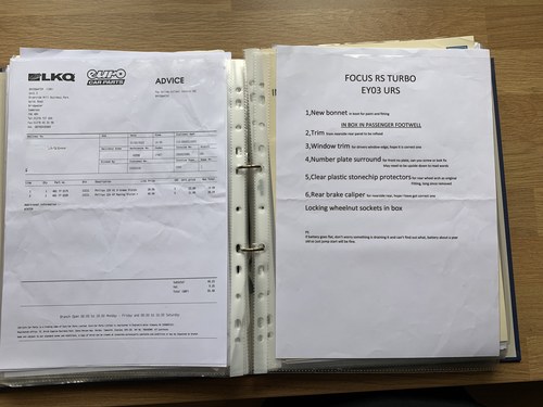 2003 Ford Focus RS In vendita (immagine 141 di 170)