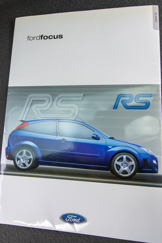 RESERVE LOWERED - 2003 Ford Focus RS 2.0 zum Verkauf (Bild 114 von 116)
