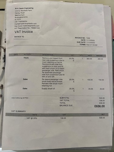 1963 Ford Lotus Cortina MK1 Pre Airflow à vendre (picture 89 of 95)