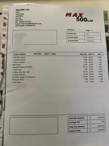 1963 Ford Lotus Cortina MK1 Pre Airflow à vendre (picture 95 of 95)