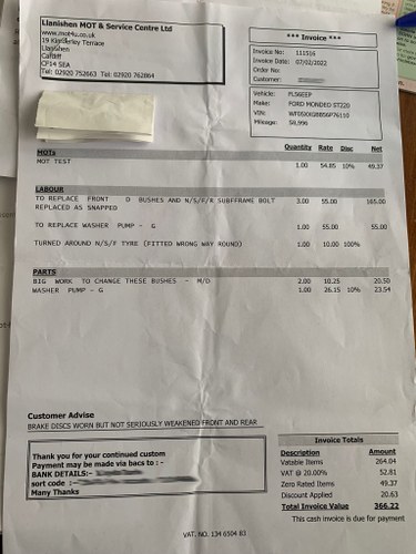 2006 Ford Mondeo ST220 zum Verkauf (Bild 66 von 67)